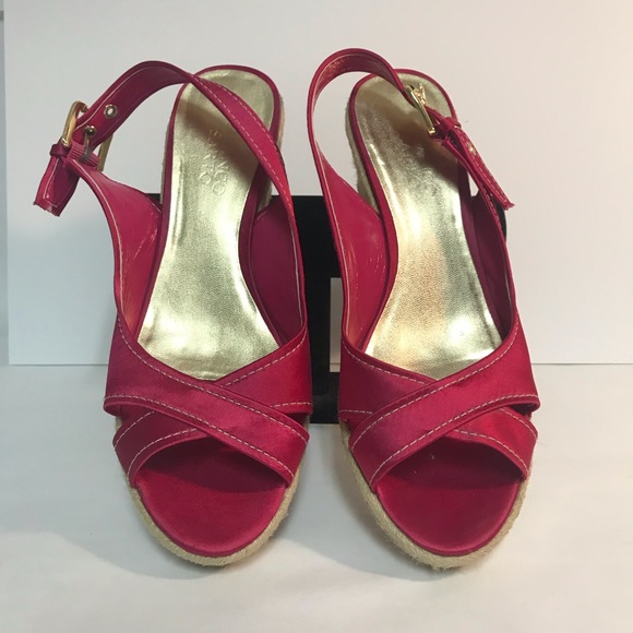 franco sarto pink shoes
